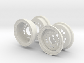 FA30008 Beadlock Style Wheel covers (SET OF 4) in Basic Nylon Plastic