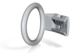 Q4e single ring L 46.2mm in Basic Nylon Plastic
