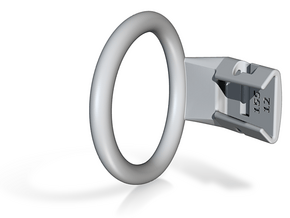 Q4e single ring L 49.3mm in Basic Nylon Plastic