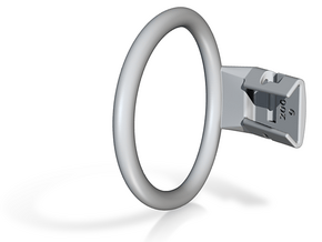 Q4e single ring M 63.7mm in Basic Nylon Plastic