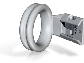 Q4e double ring M 35.0mm in Basic Nylon Plastic