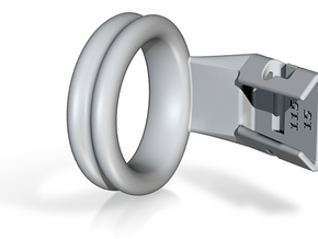 Q4e double ring XL 36.6mm in Basic Nylon Plastic