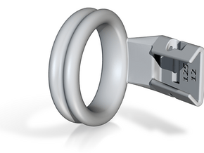 Q4e double ring L 39.8mm in Basic Nylon Plastic