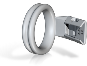 Q4e double ring 43.0mm in Basic Nylon Plastic: Small