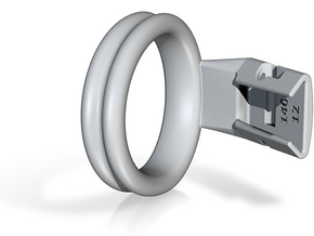 Q4e double ring L 44.6mm in Basic Nylon Plastic