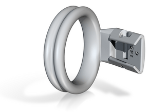 Q4e double ring 46.2mm in Basic Nylon Plastic: Small