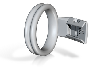 Q4e double ring L 47.7mm in Basic Nylon Plastic