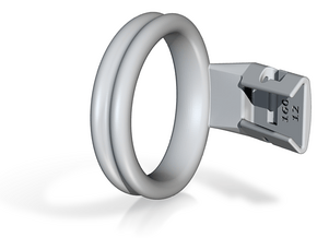 Q4e double ring L 50.9mm in Basic Nylon Plastic