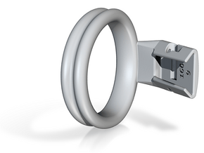 Q4e double ring M 50.9mm in Basic Nylon Plastic