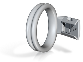 Q4e double ring 50.9mm in Basic Nylon Plastic: Small