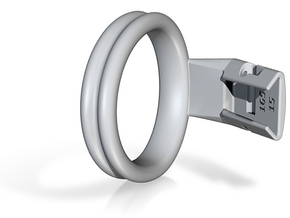 Q4e double ring XL 52.5mm in Basic Nylon Plastic