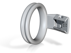 Q4e double ring 52.5mm in Basic Nylon Plastic: Small