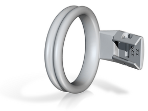 Q4e double ring L 55.7mm in Basic Nylon Plastic