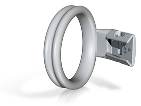 Q4e double ring M 55.7mm in Basic Nylon Plastic