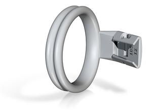 Q4e double ring L 58.9mm in Basic Nylon Plastic