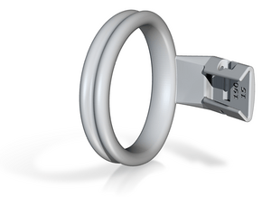 Q4e double ring XL 60.5mm in Basic Nylon Plastic
