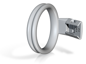 Q4e double ring L 60.5mm in Basic Nylon Plastic