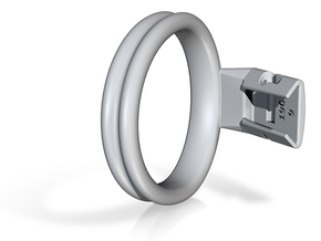 Q4e double ring M 60.5mm in Basic Nylon Plastic