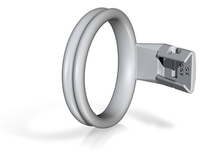 Q4e double ring XL 62.1mm in Basic Nylon Plastic