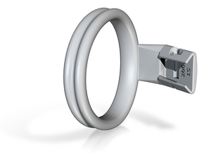Q4e double ring XL 63.7mm in Basic Nylon Plastic