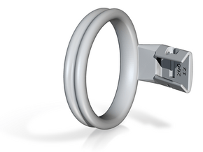 Q4e double ring L 63.7mm in Basic Nylon Plastic