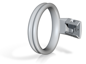 Q4e double ring M 63.7mm in Basic Nylon Plastic