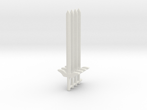 Octavia Swords 4-pack in Basic Nylon Plastic