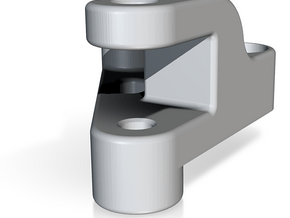 3D print, Axial SMT10 Shock mounts for AE shocks - in Basic Nylon Plastic