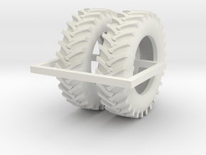 1/64 20.8-42 R1 Tractor Tires in Basic Nylon Plastic