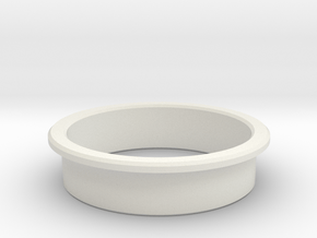 Pinball Start Button Dress Ring - Small Lip in Basic Nylon Plastic