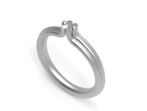 BAROQUE RING - SIZE 8 in Natural Silver