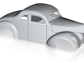 1/25 1940 Ford Coupe 2 Inch Chop in Basic Nylon Plastic