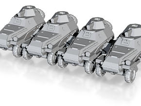 1/160 BA-64 armored cars (4) in Basic Nylon Plastic