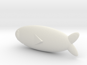 Reality Fish in White Natural Versatile Plastic