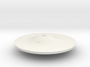 650 Dreadnought saucer part in White Natural Versatile Plastic