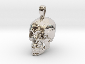 Skull Pendant in Platinum