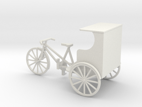 cy-35-rickshaw-bike in White Natural Versatile Plastic