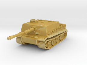 Jagdtiger I Casemate 1/100 in Tan Fine Detail Plastic