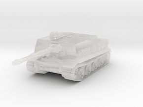 Jagdtiger I Casemate 1/76 in Clear Ultra Fine Detail Plastic