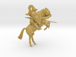 Heroes of Might and Magic 3 Champion Rearing  in Tan Fine Detail Plastic
