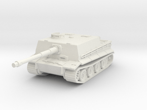 Jagdtiger I Casemate 1/72 in White Natural Versatile Plastic