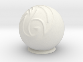 maya_ball in White Natural Versatile Plastic