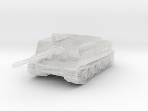 Jagdtiger I Casemate 1/200 in Clear Ultra Fine Detail Plastic