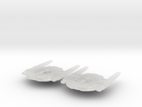Engle Class 1/15000 Attack Wing x2 in Clear Ultra Fine Detail Plastic