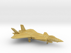 J-20A Mighty Dragon (Clean) in Tan Fine Detail Plastic: 6mm