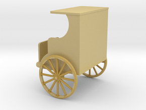 cy-55-bike-trailer-rickshaw in Tan Fine Detail Plastic