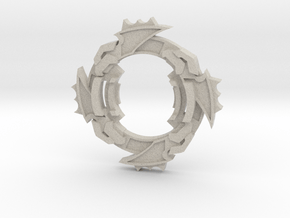 Beyblade Darylanzer | Anime Attack Ring in Natural Sandstone