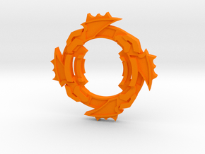 Beyblade Darylanzer | Anime Attack Ring in Orange Processed Versatile Plastic