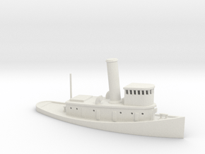 1/350 Scale 100-foot steel harbor tug Degolia in White Natural Versatile Plastic