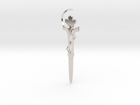 Emberleaf in Rhodium Plated Brass